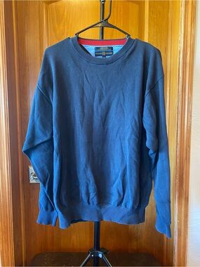 Tommy Hilfiger Golf Men's Navy Blue Crewneck Sweater